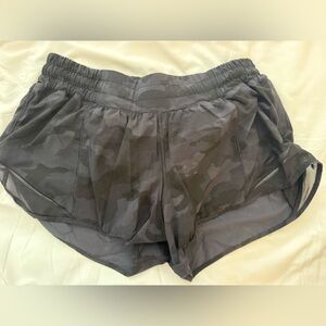 Black Camouflage Athletic Shorts